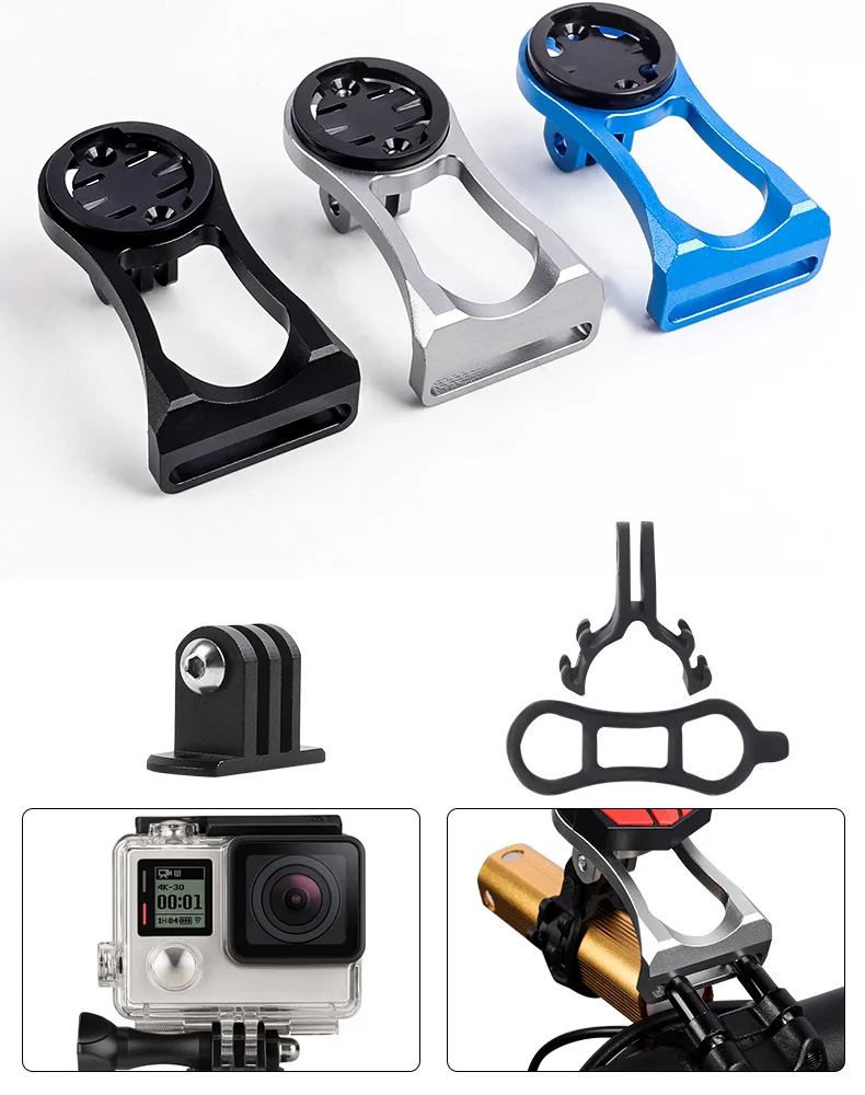 Bicycle Computer Camera Holder Aluminum Alloy Bike Handlebar Mount Equipment Mountain Road Cycling Bracket for Garmin RR7322