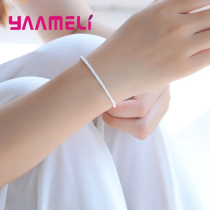 Trendy Women Foot Chains Adjustable Mujer Charm 925 Sterling Silver Anklets Bohemia Jewelry Summer Holiday Design