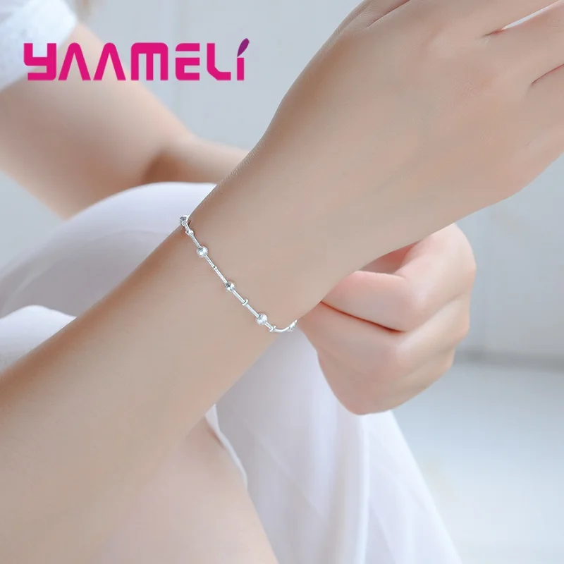 Trendy Women Foot Chains Adjustable Mujer Charm 925 Sterling Silver Anklets Bohemia Jewelry Summer Holiday Design