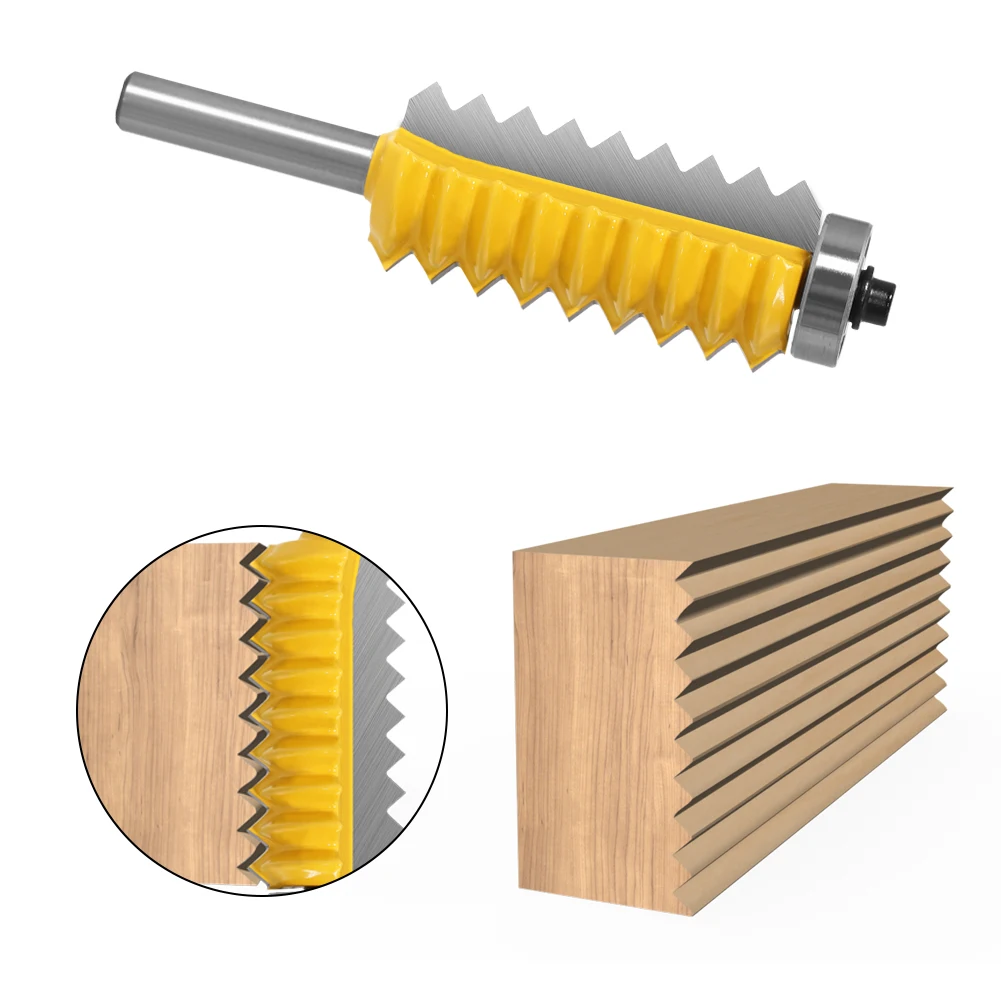 8mm Shank Raised panel"V"joint Bits Finger Joint Glue Milling Cutter for Wood Tenon Woodwork Cone Tenon Milling Tenoning Machine