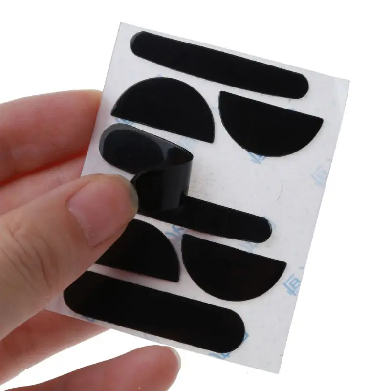2 Sets 0.6mm Black Mouse Feet Mouse Skates Mouse Stickers Pad for Logitech MX Master 3 Mouse