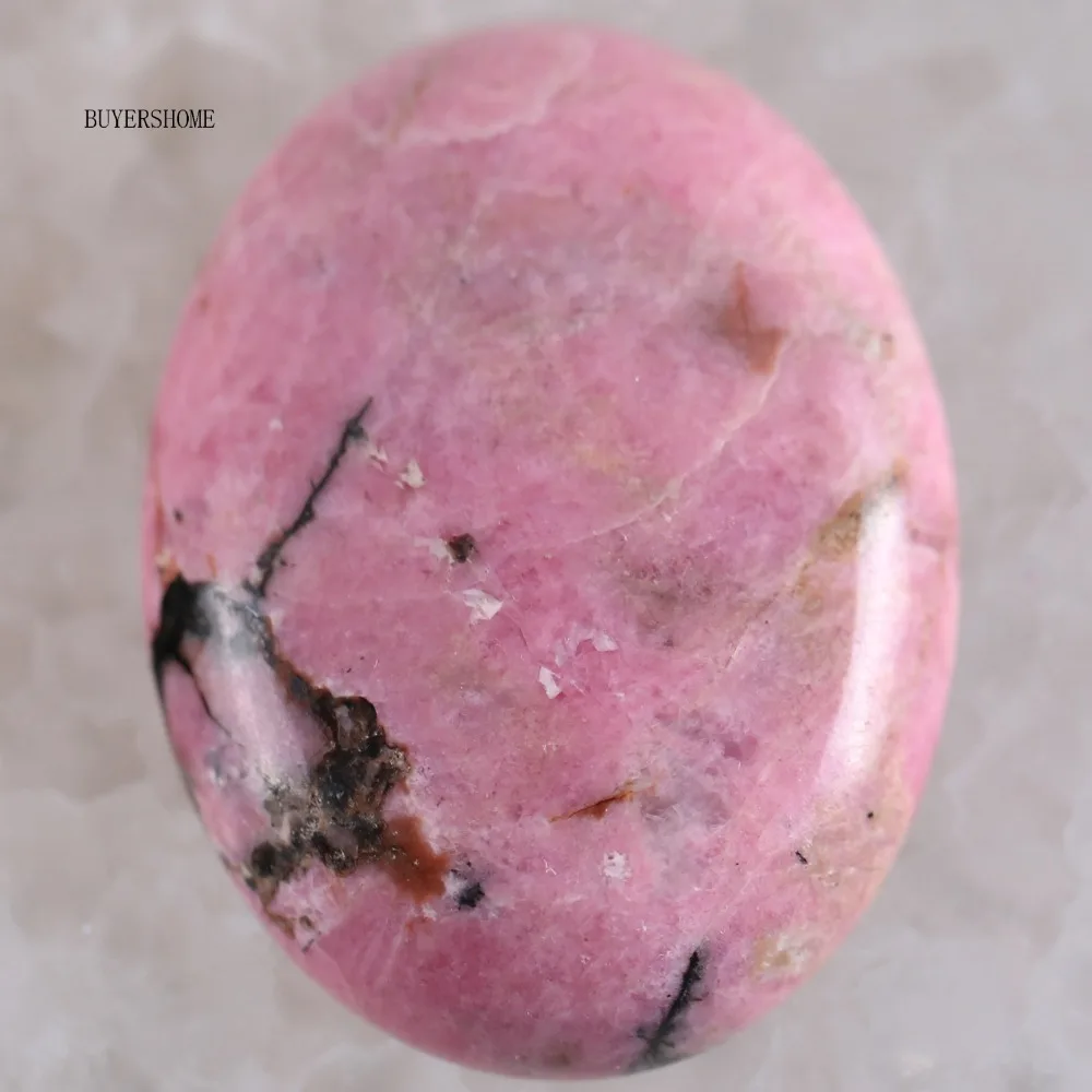 CAB Cabochon Stone 30x40MM Natural Green Malachite Pink Crystal Blue Onyx Bead for DIY Jewelry 1Pcs