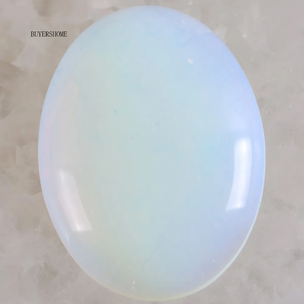 CAB Cabochon Stone 30x40MM Natural Green Malachite Pink Crystal Blue Onyx Bead for DIY Jewelry 1Pcs