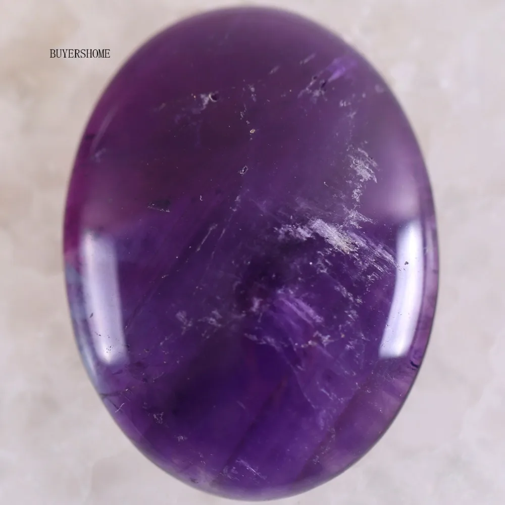 CAB Cabochon Stone 30x40MM Natural Green Malachite Pink Crystal Blue Onyx Bead for DIY Jewelry 1Pcs