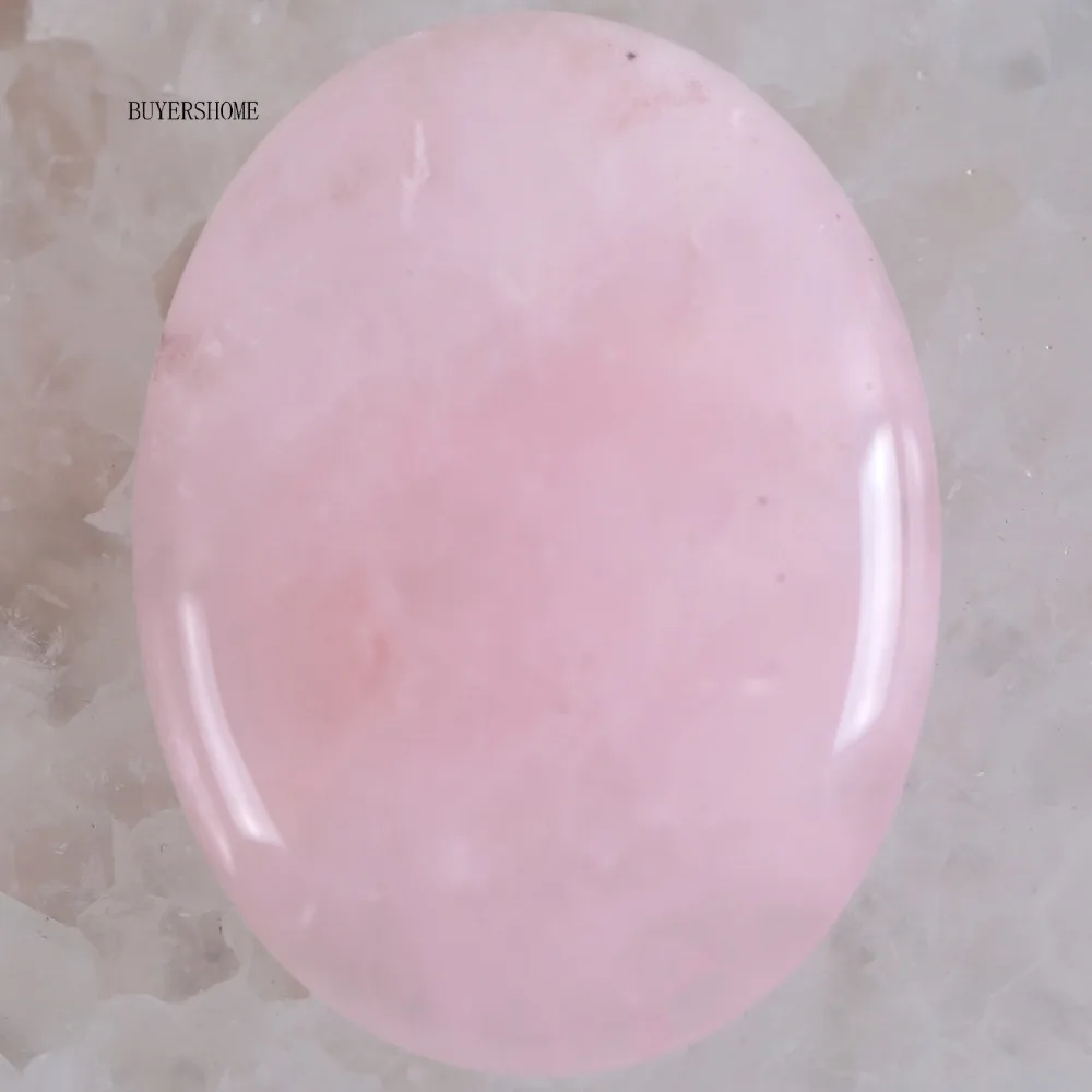 CAB Cabochon Stone 30x40MM Natural Green Malachite Pink Crystal Blue Onyx Bead for DIY Jewelry 1Pcs