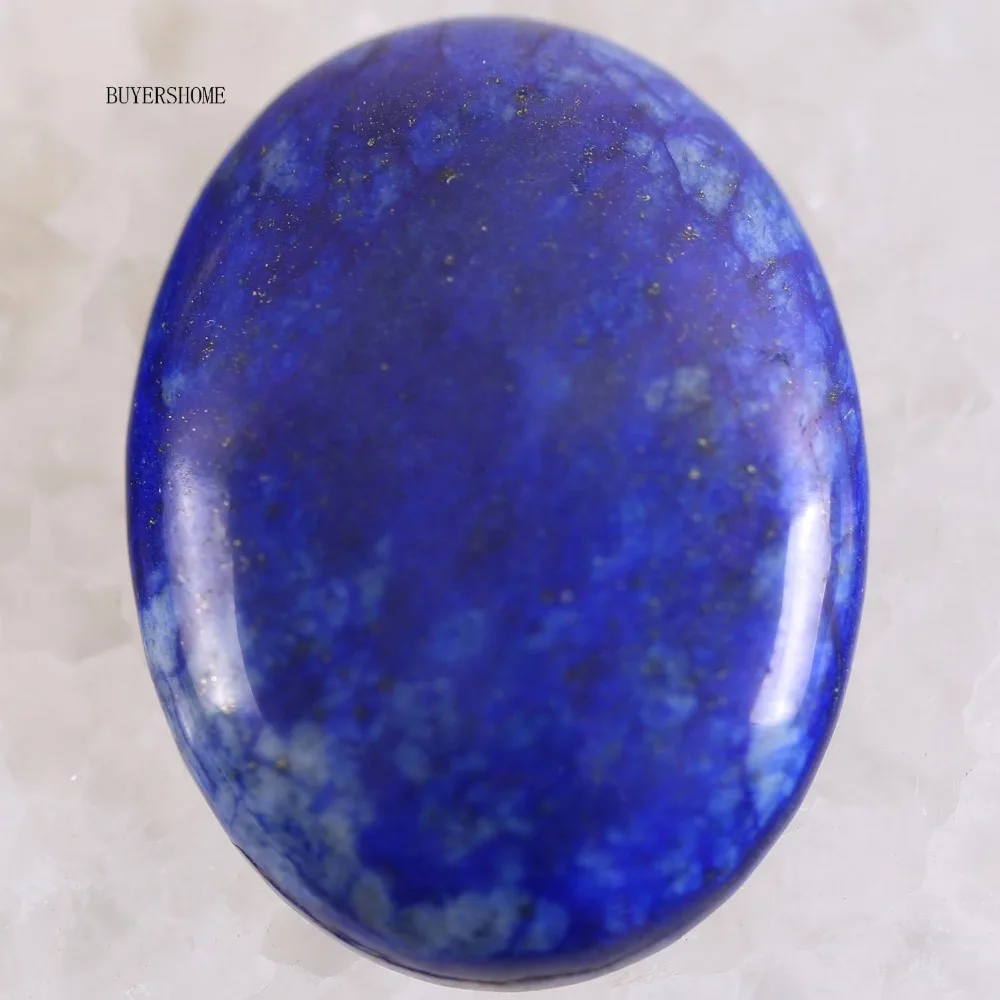CAB Cabochon Stone 30x40MM Natural Green Malachite Pink Crystal Blue Onyx Bead for DIY Jewelry 1Pcs