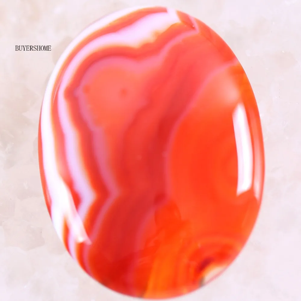 CAB Cabochon Stone 30x40MM Natural Green Malachite Pink Crystal Blue Onyx Bead for DIY Jewelry 1Pcs