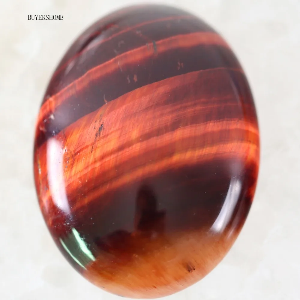 CAB Cabochon Stone 30x40MM Natural Green Malachite Pink Crystal Blue Onyx Bead for DIY Jewelry 1Pcs
