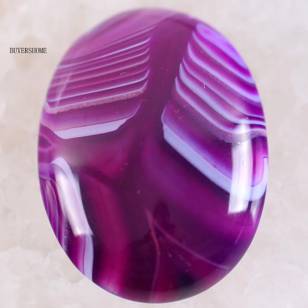 CAB Cabochon Stone 30x40MM Natural Green Malachite Pink Crystal Blue Onyx Bead for DIY Jewelry 1Pcs
