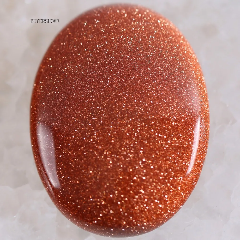 CAB Cabochon Stone 30x40MM Natural Green Malachite Pink Crystal Blue Onyx Bead for DIY Jewelry 1Pcs
