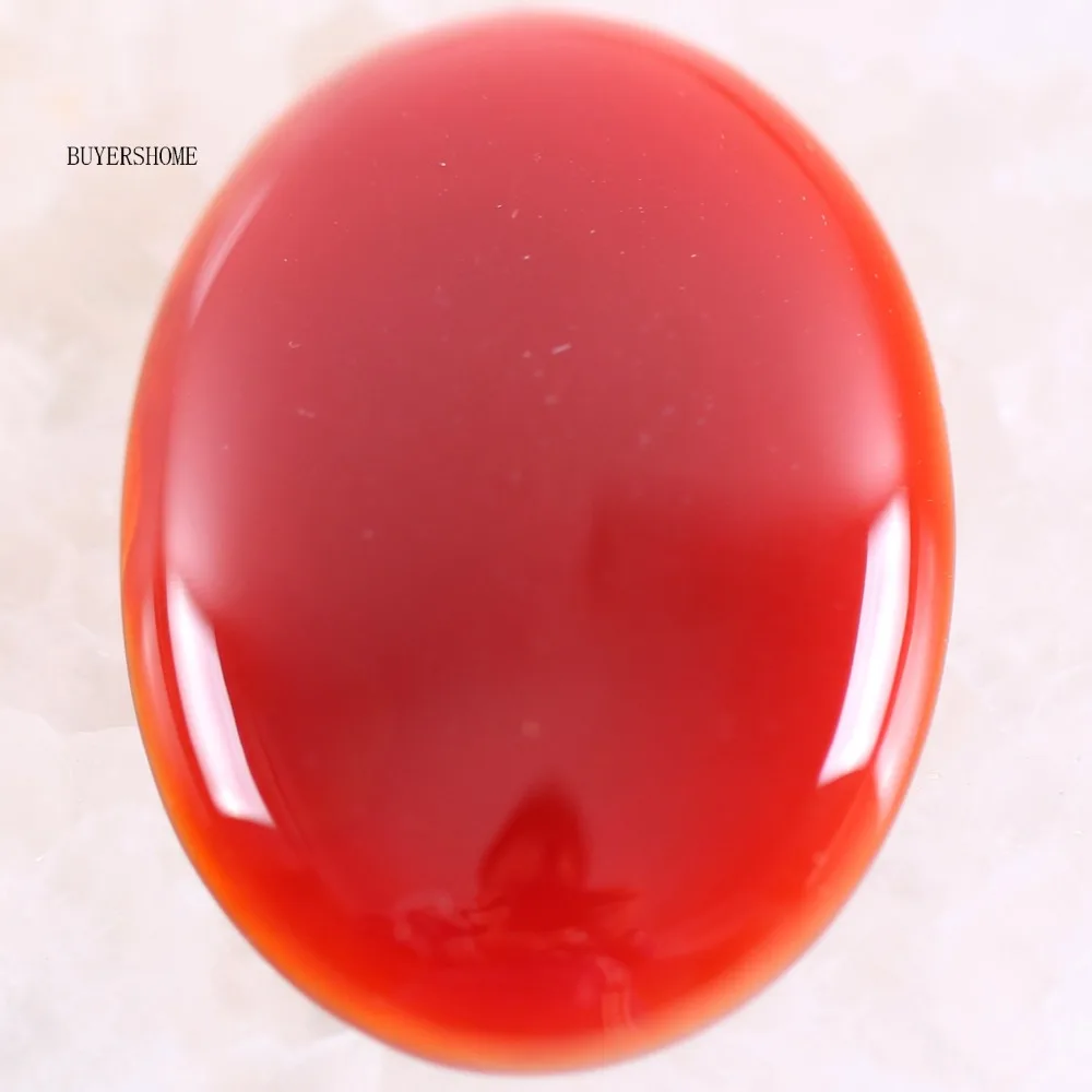 CAB Cabochon Stone 30x40MM Natural Green Malachite Pink Crystal Blue Onyx Bead for DIY Jewelry 1Pcs
