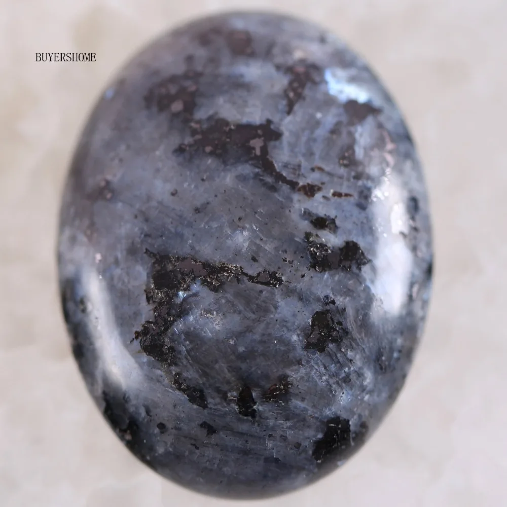 CAB Cabochon Stone 30x40MM Natural Green Malachite Pink Crystal Blue Onyx Bead for DIY Jewelry 1Pcs