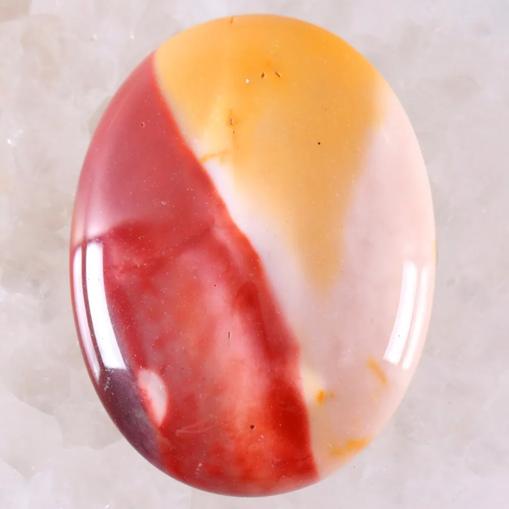 CAB Cabochon Stone 30x40MM Natural Green Malachite Pink Crystal Blue Onyx Bead for DIY Jewelry 1Pcs
