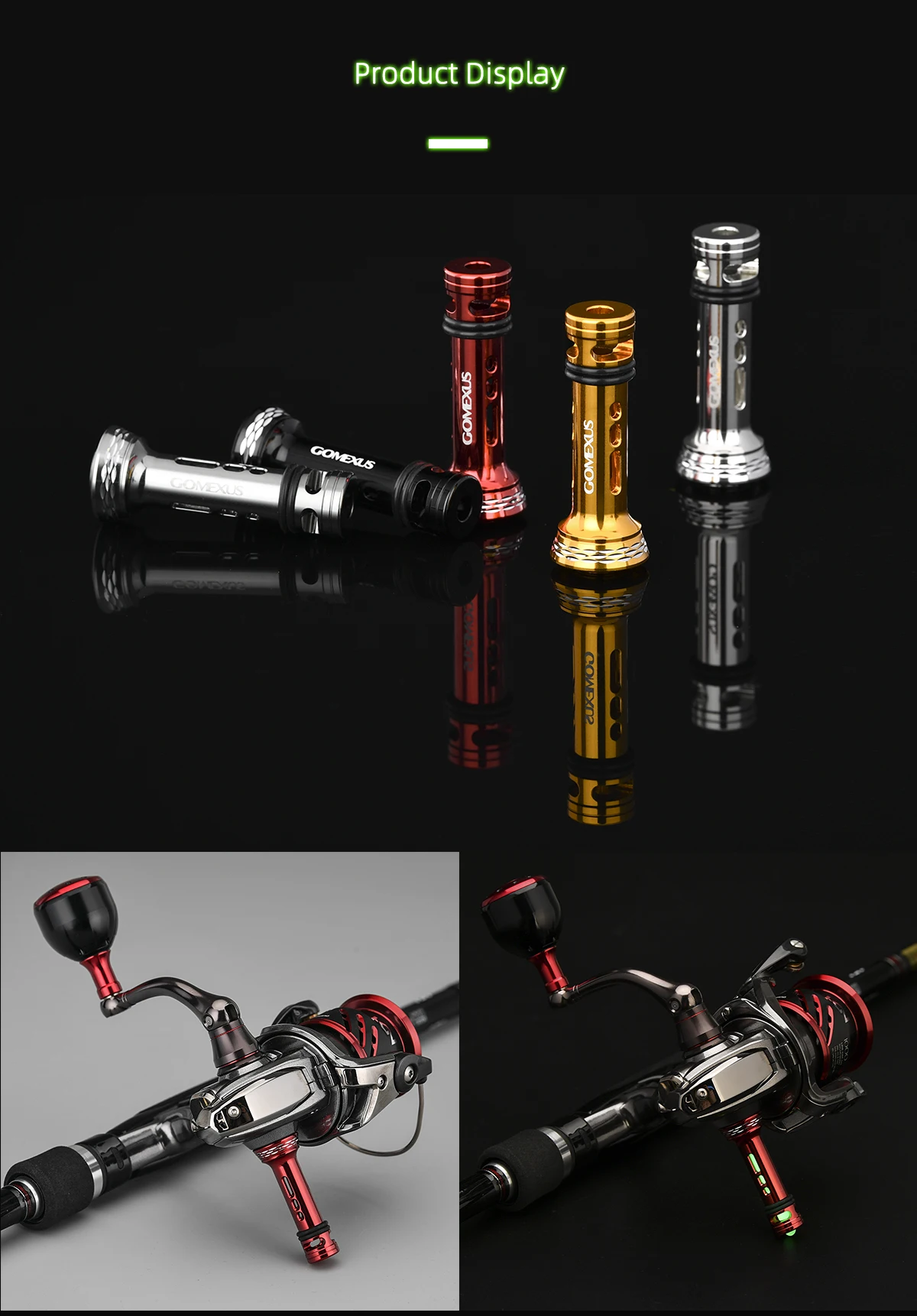 Gomexus Spinning Reel Stand Balance For Shimano Vanford Stella Stradic FK Daiwa Luvias 1000 - 5000 Protect Reels R4