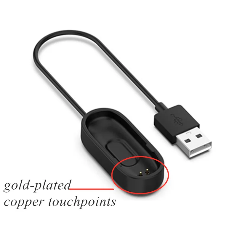 Chargers For Xiaomi Mi Band 4 3 Replacement Cord USB Charging For Mi Band 4 Smart Wristband Accessorice Mi band 2 Charging Cable