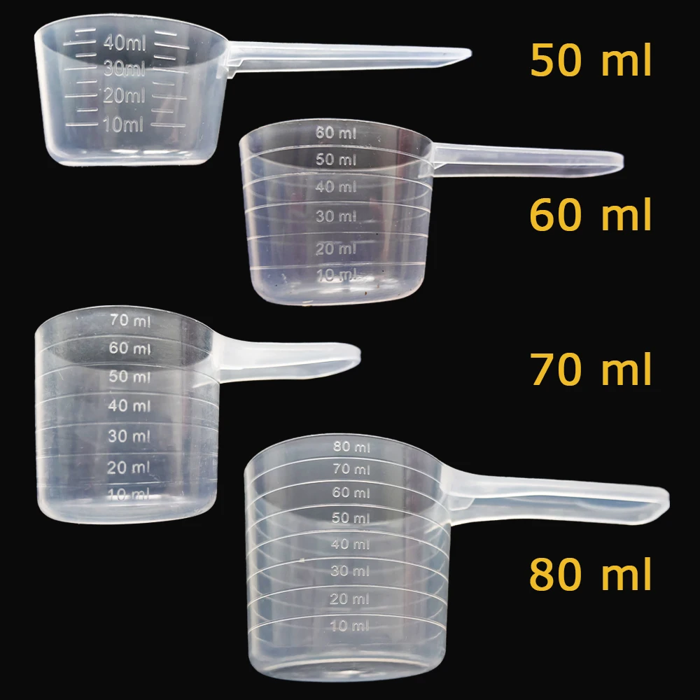2 PCS Measuring Spoon White Drug Pesticide Safety Precise Selection 1 Spoon Is 1 g Powder Other Type 0.1g 0.25g 0.5g