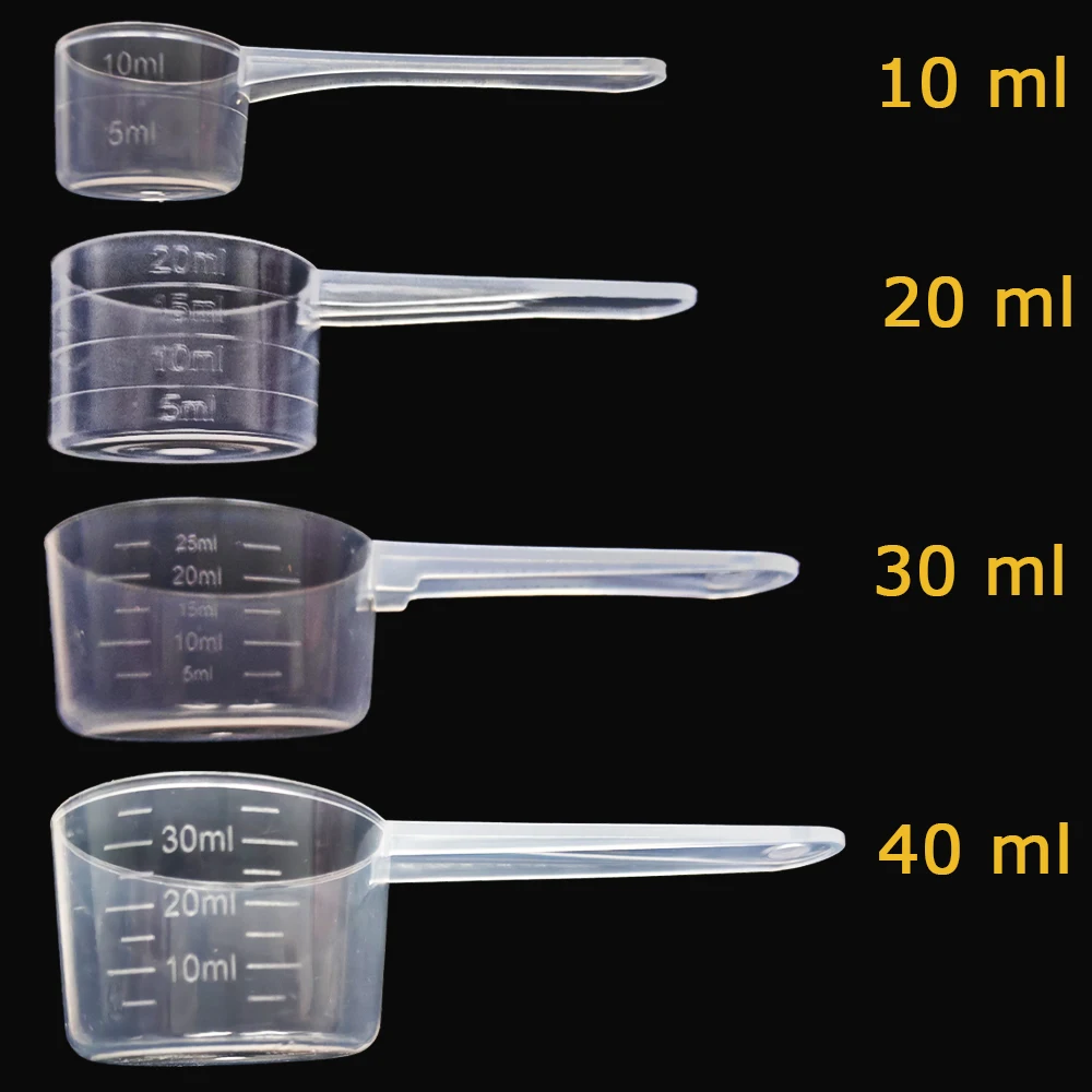 2 PCS Measuring Spoon White Drug Pesticide Safety Precise Selection 1 Spoon Is 1 g Powder Other Type 0.1g 0.25g 0.5g