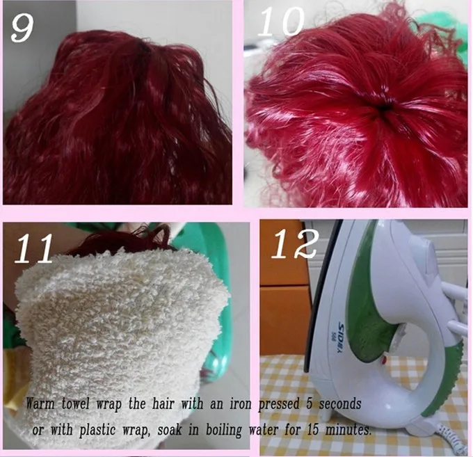 Factory Offer 5CM 15cm 25cm Black Blond Brown Khaki White Grey Color Short Straight Doll Wig for BJD Diy Fabric Art Doll Hair