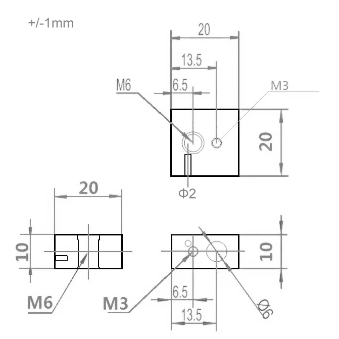 MK8 Extrusion V5 J-head Hotend Heating Aluminum Block 20x20x10mm with Thermistor Ceramic Heater 12V 24V 40W for 3D Printer Part
