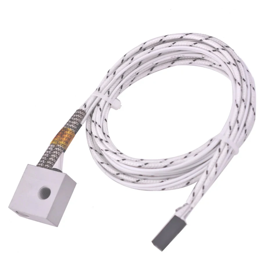 MK8 Extrusion V5 J-head Hotend Heating Aluminum Block 20x20x10mm with Thermistor Ceramic Heater 12V 24V 40W for 3D Printer Part