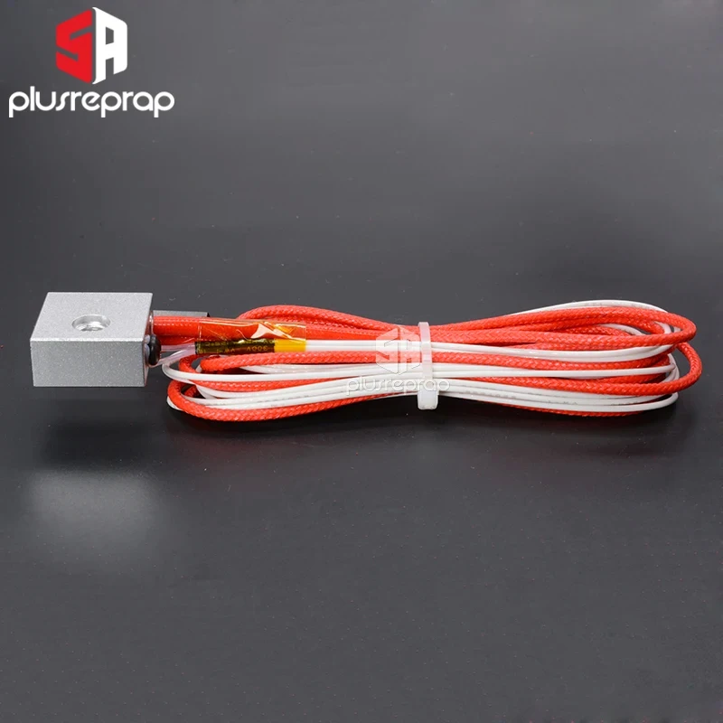 MK8 Extrusion V5 J-head Hotend Heating Aluminum Block 20x20x10mm with Thermistor Ceramic Heater 12V 24V 40W for 3D Printer Part