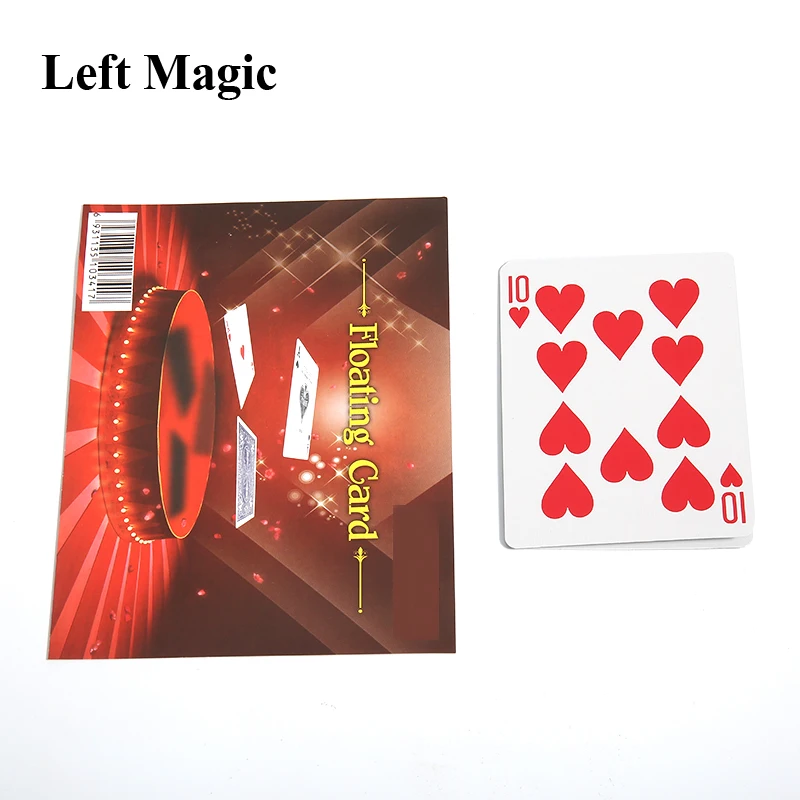 Floating Card Magic Trick Playing Card Suspension Close Up Magic Props Street Bar Mentalism Illusion Close Up Magic Toy Easy