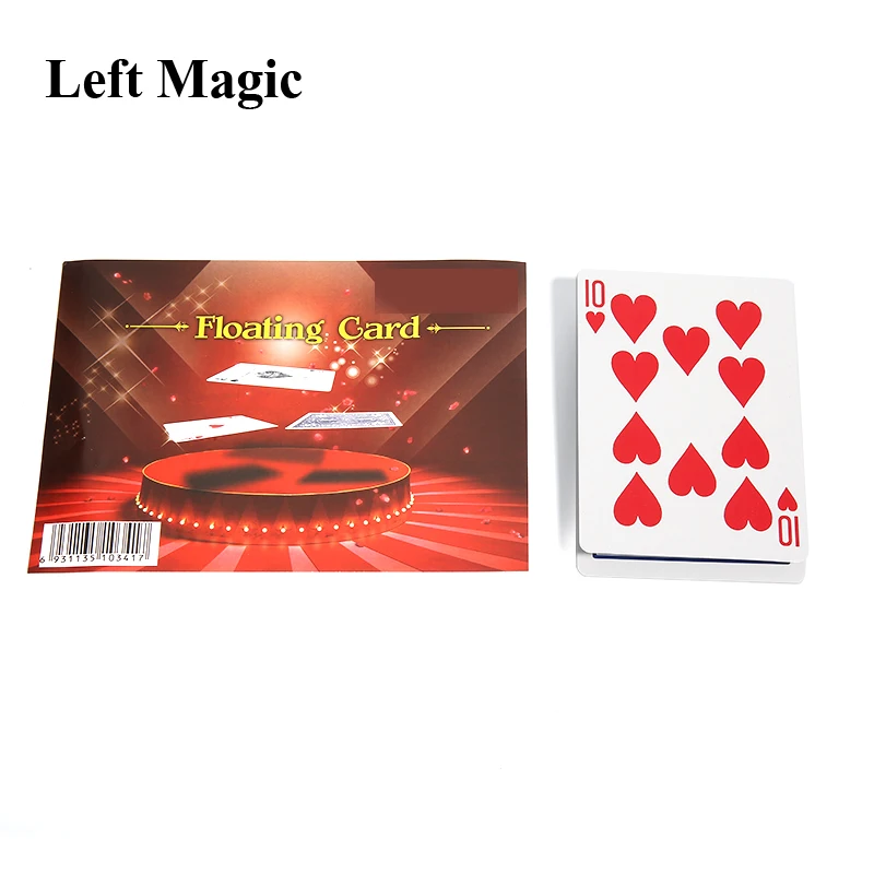 Floating Card Magic Trick Playing Card Suspension Close Up Magic Props Street Bar Mentalism Illusion Close Up Magic Toy Easy