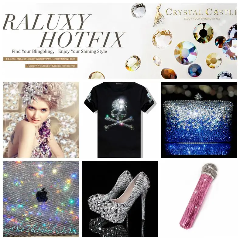Crystal Castle Thick Hot Fix Tape Roll 24cm 36cm Rhinestone Transfer Paper Motif Iron On Heat Diy Hotfix Rhinestone Transfer