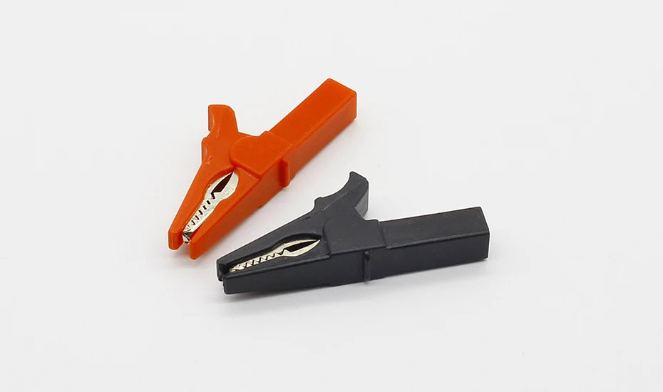 Sale 2PCS Battery Test Clip 55MM HV Alligator Clip For Banana Plug 4mm Multimeter Pen Cable Probes Crocodile Clip