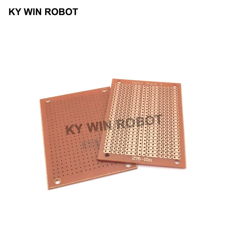 2pcs/lot DIY Prototype Paper PCB Universal Experiment Matrix Circuit Board Two Holes Three Connected Hole Single Hole 5x7CM