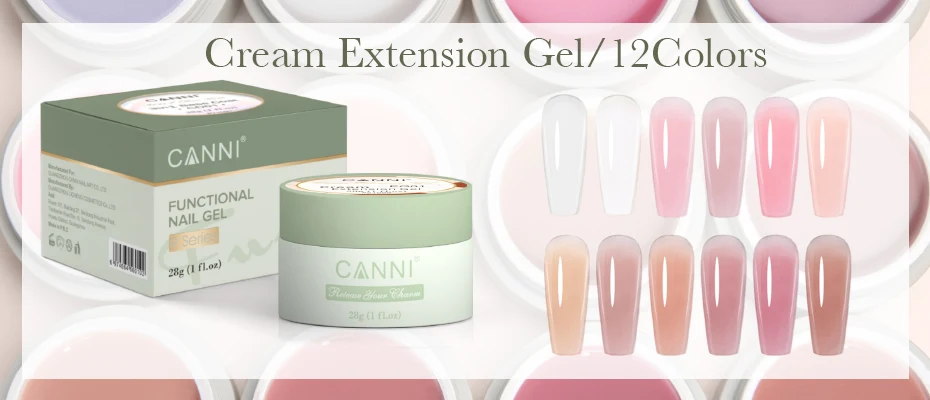 CANNI 9ml Black White HEMA TPO FREE Gel Varnish Color High Quality Long Lasting Soak Off Neon UV LED Lamp Curing Art Nail Gel