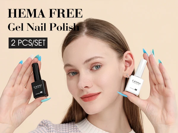 CANNI 9ml Black White HEMA TPO FREE Gel Varnish Color High Quality Long Lasting Soak Off Neon UV LED Lamp Curing Art Nail Gel