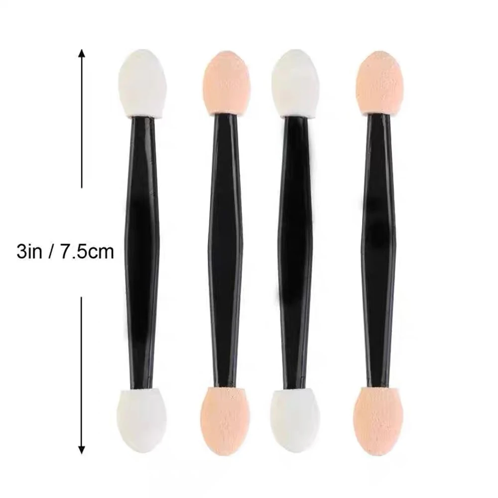 10/30/50/100Pcs Nail Art Brush Double Sided Chrome Nail Powder Applicator Sponge Sticks Nail Supplies Equipment Coloring Tools