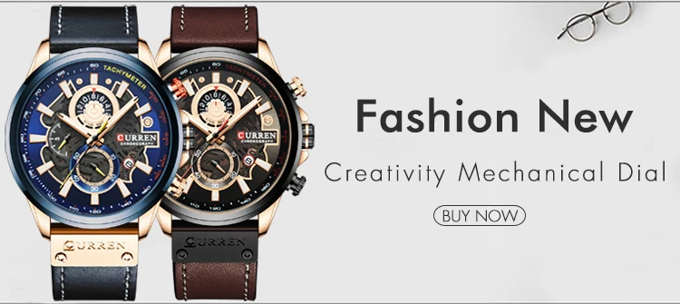 CURREN Fashion Simple Mens Watch Slim Steel Strap Waterproof Wristwatch for Men Quartz Business Watches Male Calendar Clock 8106