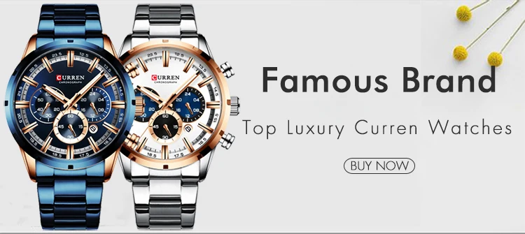 CURREN Fashion Simple Mens Watch Slim Steel Strap Waterproof Wristwatch for Men Quartz Business Watches Male Calendar Clock 8106