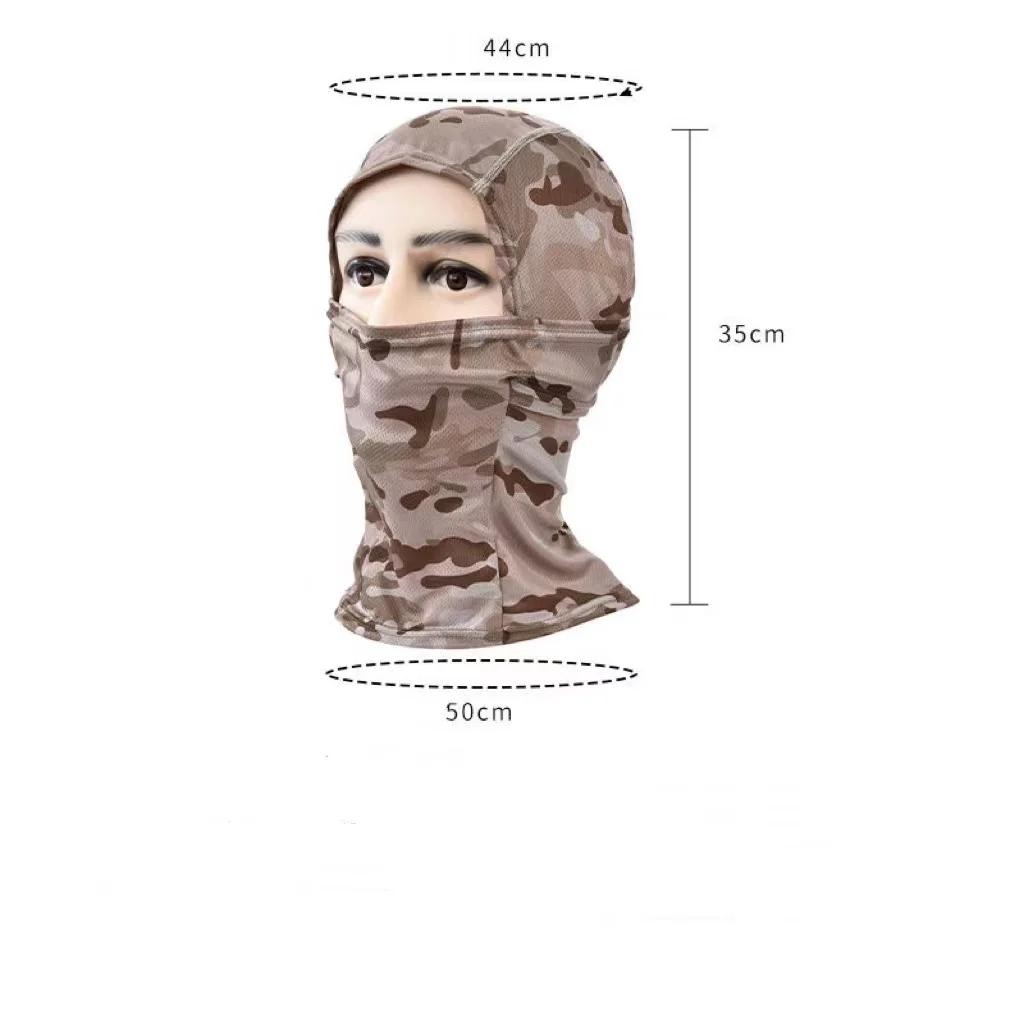 Camo Tactical Baseball Cap Outdoor Fishing Hiking Hunting Sports Caps Sunscreen Breathable Camouflage Balaclava Half Ski Mask