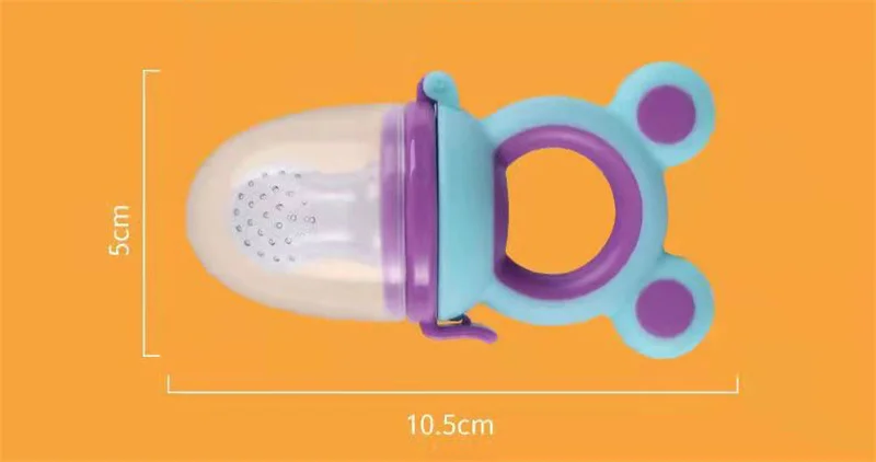 Baby Teether Nipple Fruit Food Feeder For New BornSilicona Teethers Fresh Food Nibbler Pacifier Clip Baby Accessories BPA Free