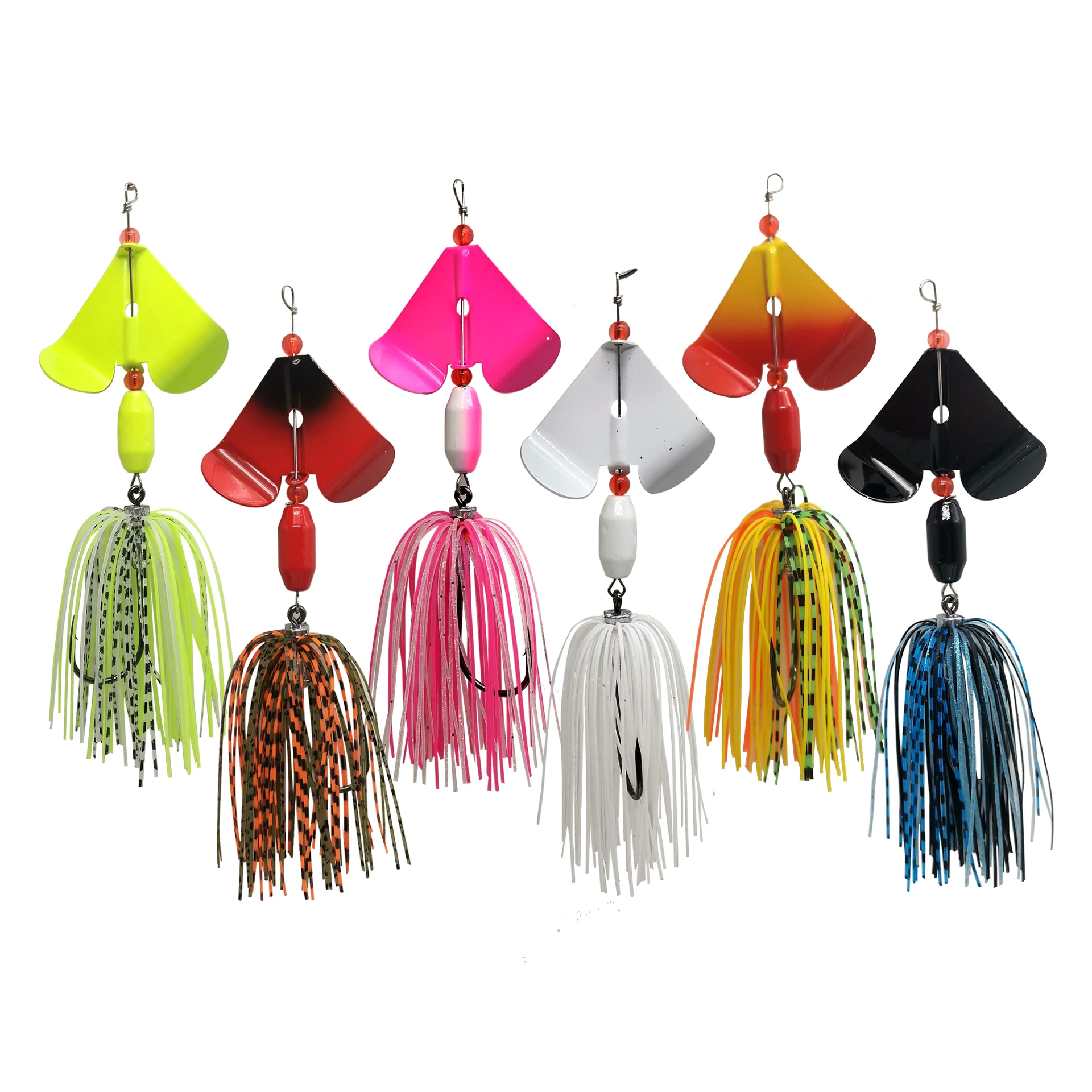 2022 New arrival Mycena 18G spinner bait fishing lure pinwheel Blade Chatter bait Dancer Buzzbait for bass pike