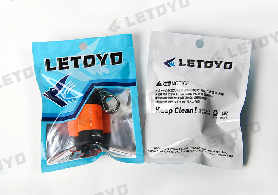 LETOYO UV USB Flashlights Led Mini Light Portable Rechargeable Waterproof Flashlight for squid jig metal jig Sea fishing tools
