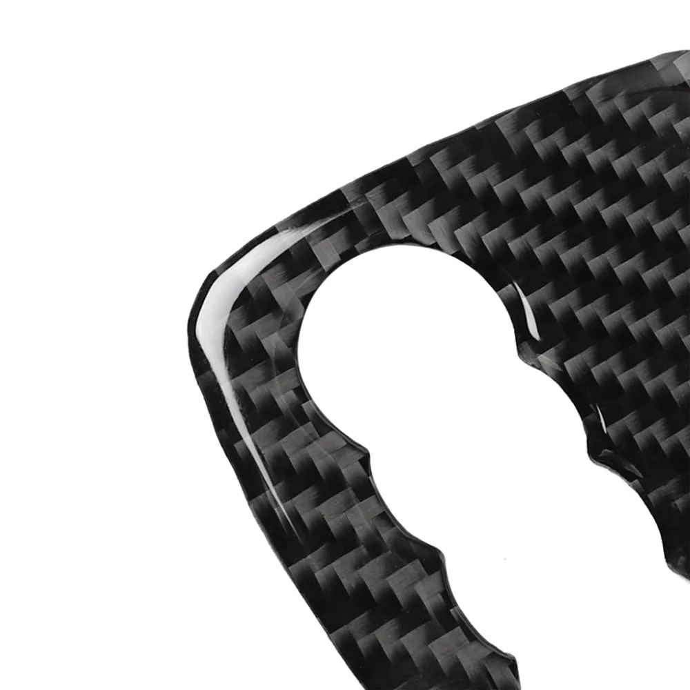 Car Steering Wheel Ring Trim Carbon Fiber Sticker Cover Decoration Auto Accessories For Audi A4 B8 8K A6 C6 4F Q5 8R Q7 4L A3 8V