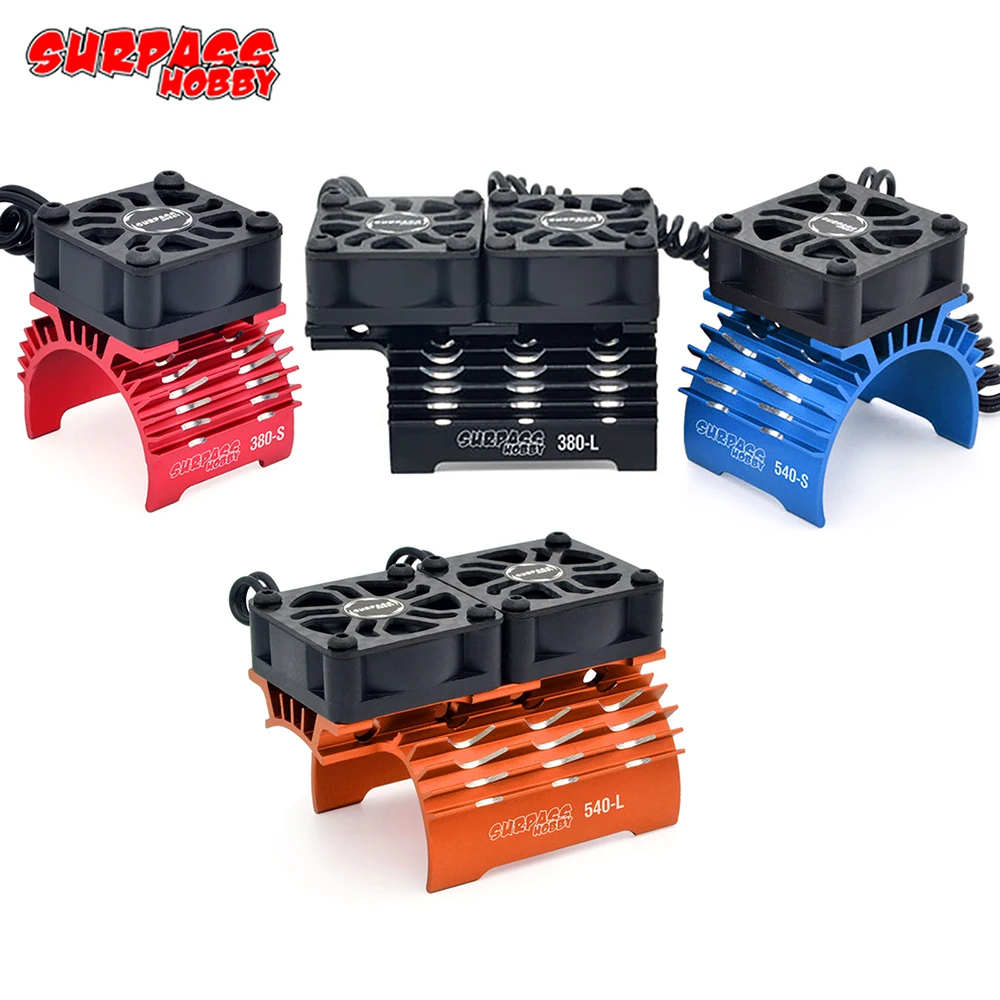 SURPASS HOBBY RC Motor Fan Cooling Heatsink for 380 390 540 550 Brushless Motor 28/29/36mm