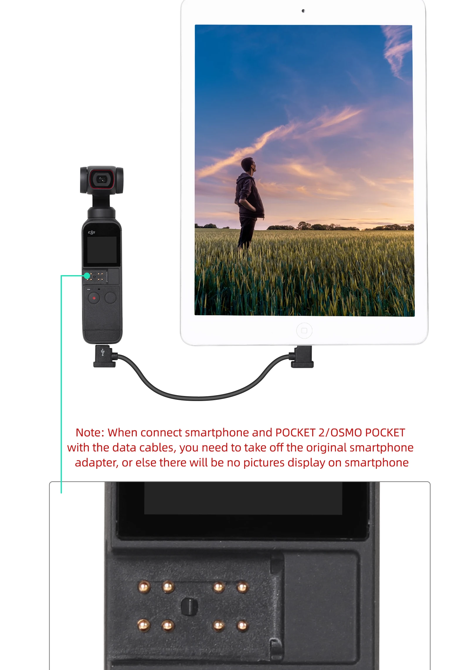 Remote Control Data Cable for DJI Mavic Mini/SE/Mavic 2/Mavic Pro/Air/Spark/Type-C Micro USB IOS ConnectorLine For Iphone/iPad