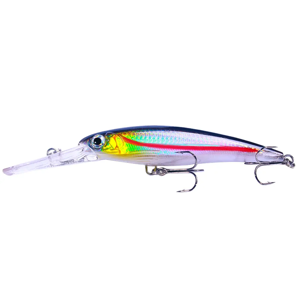 Hengjia 1pcs 17cm 30g Deep Diving Large Minnow Lure Artificial Wobbler Hard Bait Crankbait Sea Bass Pike Perch Fishing Tackle