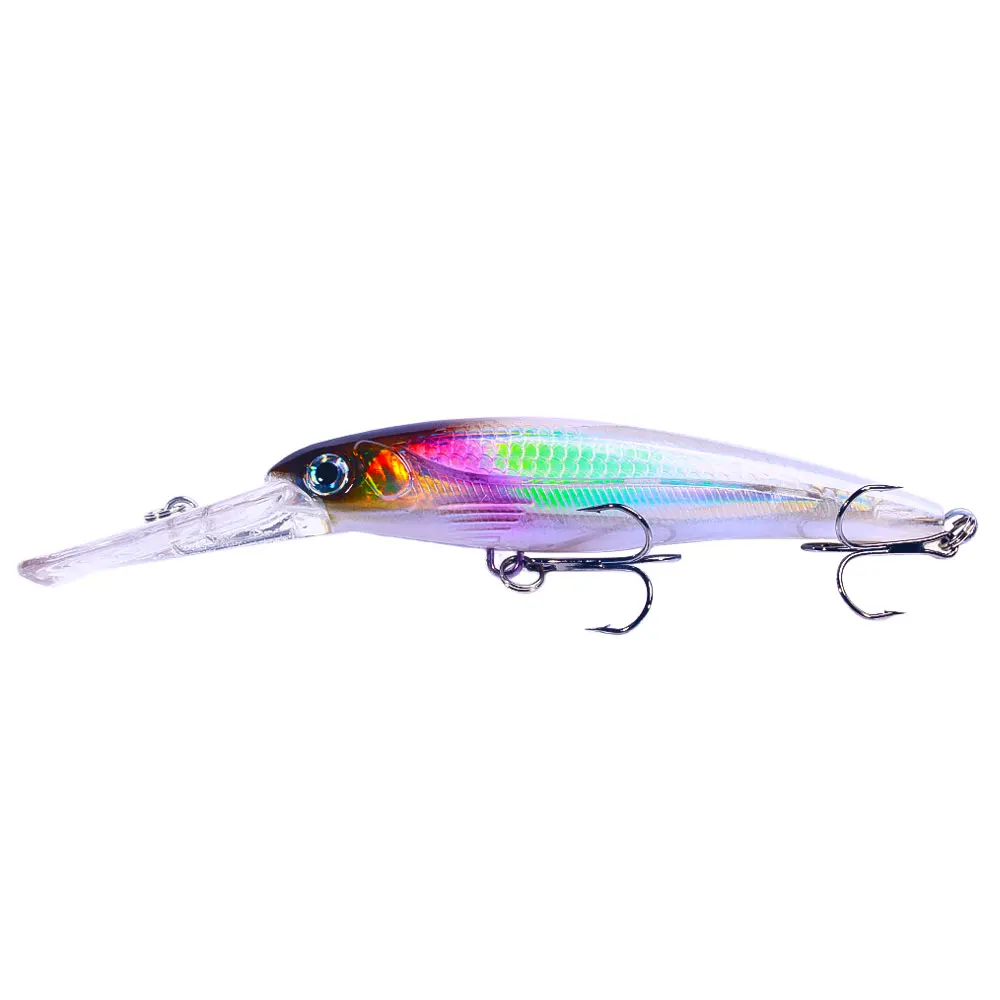 Hengjia 1pcs 17cm 30g Deep Diving Large Minnow Lure Artificial Wobbler Hard Bait Crankbait Sea Bass Pike Perch Fishing Tackle
