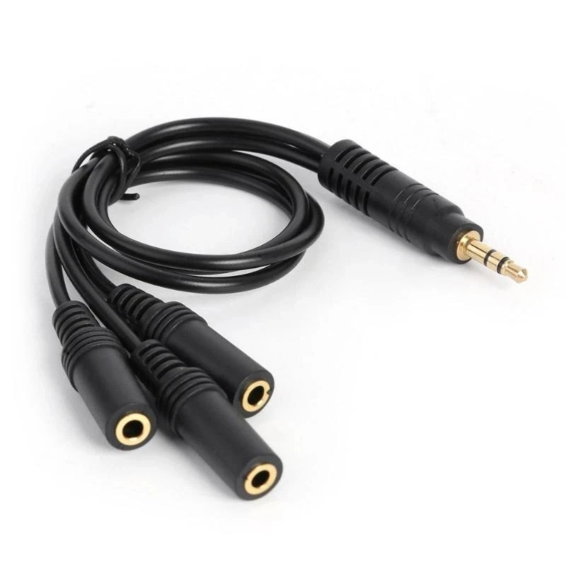Nku 3.5mm 1/8 TRS Male To 2/3/4/5/6 Port 3.5 Female Jack Headphone Splitter Cable Stereo AUX Audio Adapter for PC TV MP3 Speaker