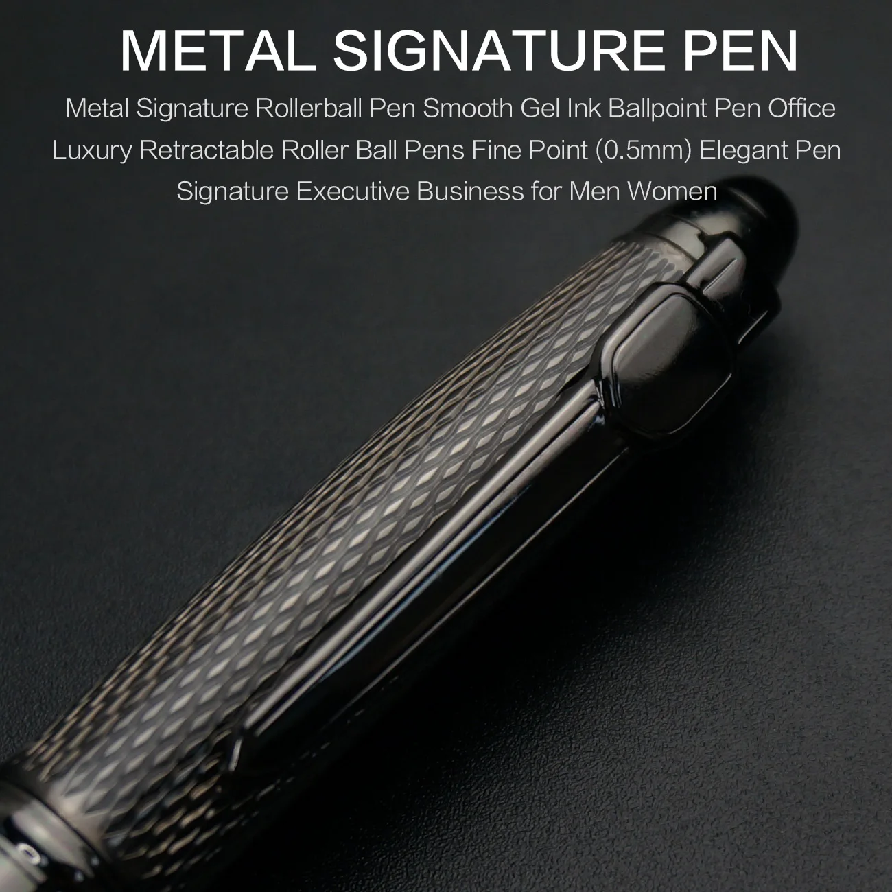 STONEGO Fashion Wallet Pen Short Paragraph Gift Travel Pocket Pen Mini Pocket Short Clip Metal RollerBall Pen Travel Pocket Pen