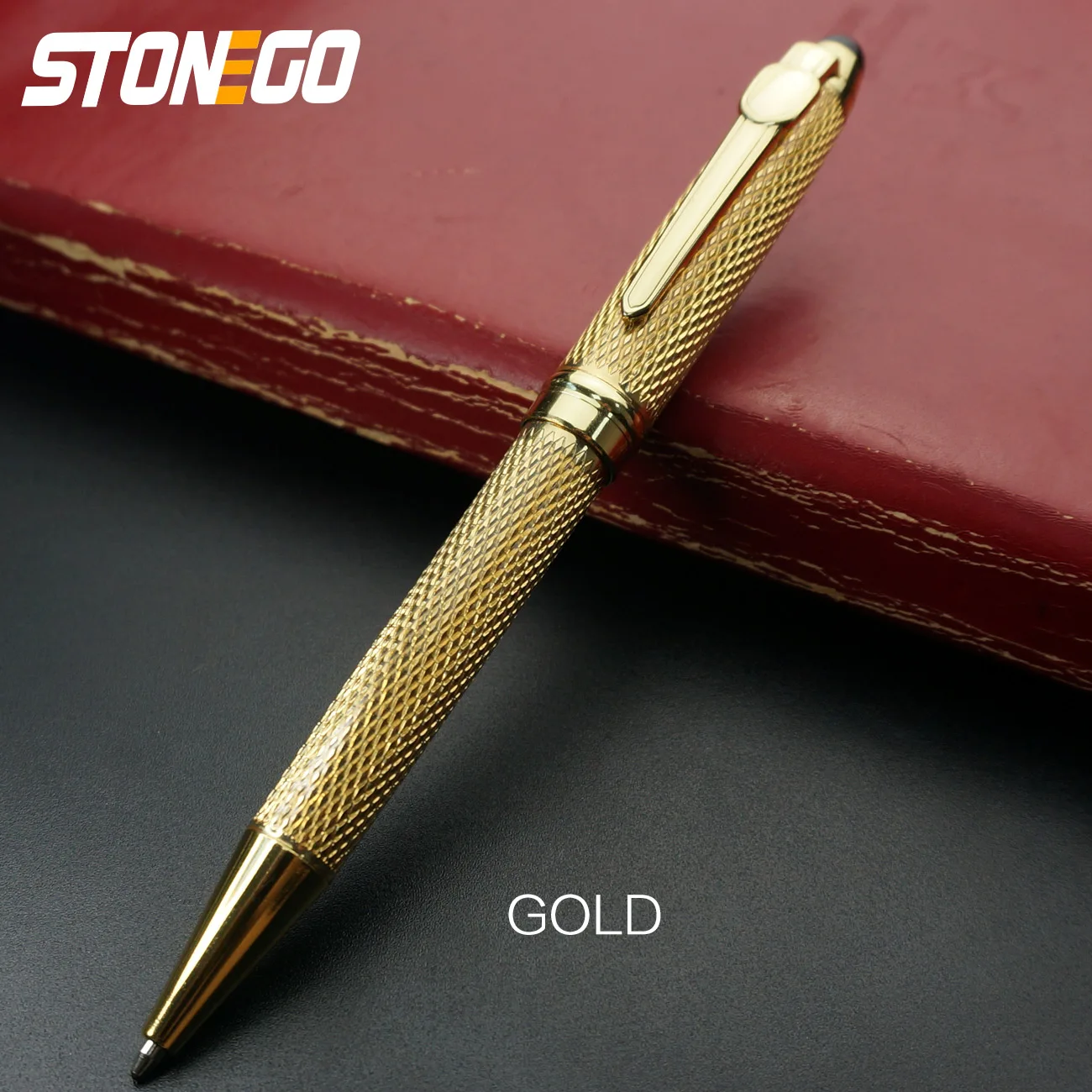 STONEGO Fashion Wallet Pen Short Paragraph Gift Travel Pocket Pen Mini Pocket Short Clip Metal RollerBall Pen Travel Pocket Pen