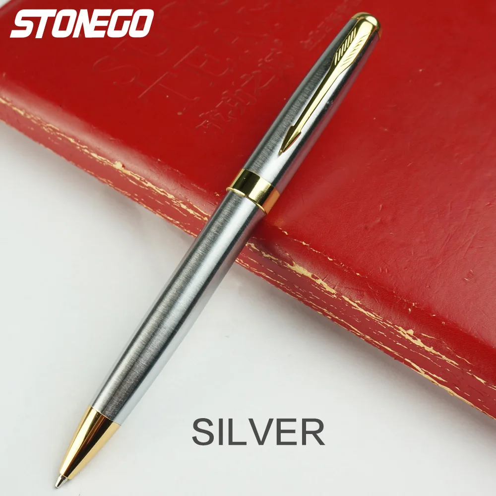 STONEGO Fashion Wallet Pen Short Paragraph Gift Travel Pocket Pen Mini Pocket Short Clip Metal RollerBall Pen Travel Pocket Pen