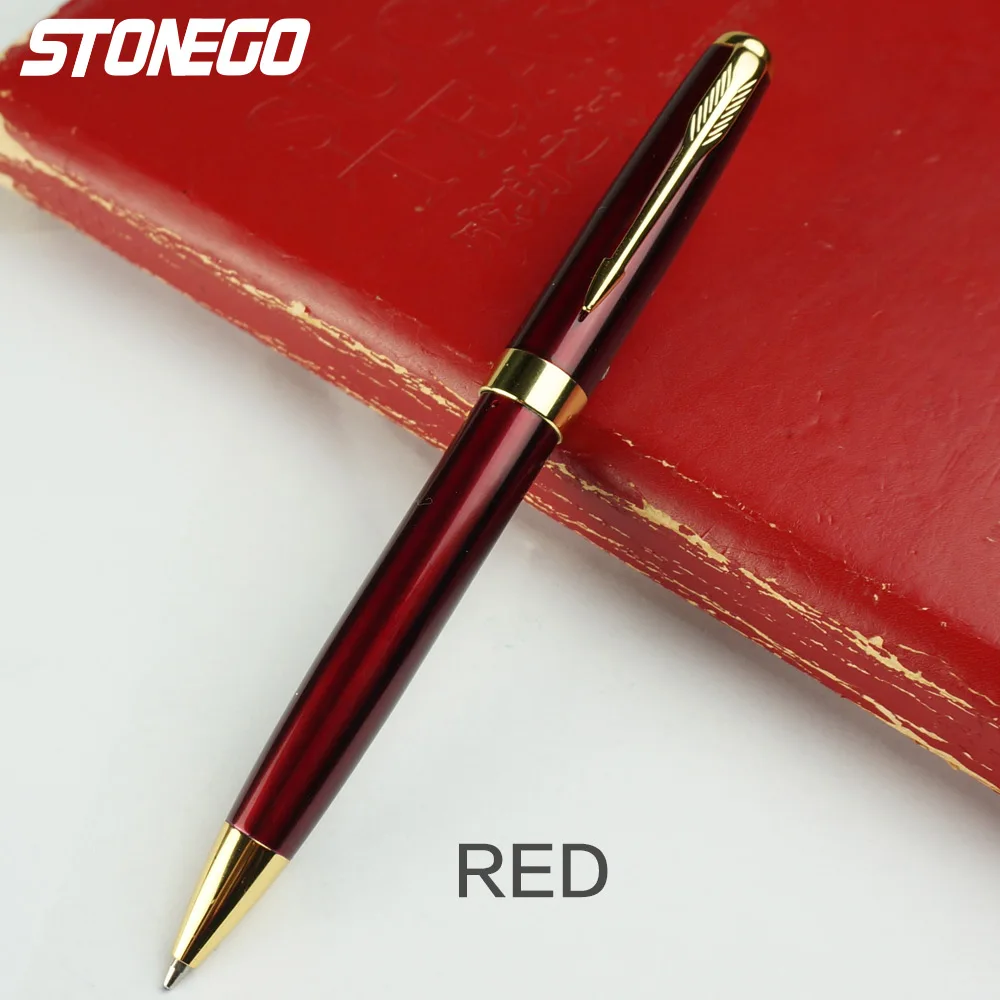 STONEGO Fashion Wallet Pen Short Paragraph Gift Travel Pocket Pen Mini Pocket Short Clip Metal RollerBall Pen Travel Pocket Pen