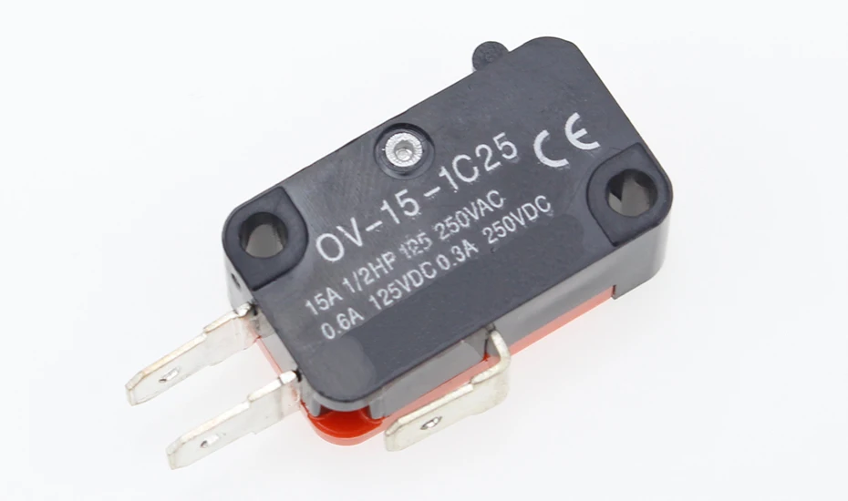 10pcs/lot Large Micro Switch V-15-1C25, Silver Point V-15-IC25 Microwave Oven, Contact Switch, Copper Point Tact Switch